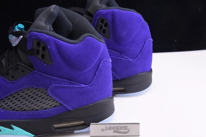 1st Kicks Shoes Air 136027-500 Grape Alternate Retro Jordan 5 0726
